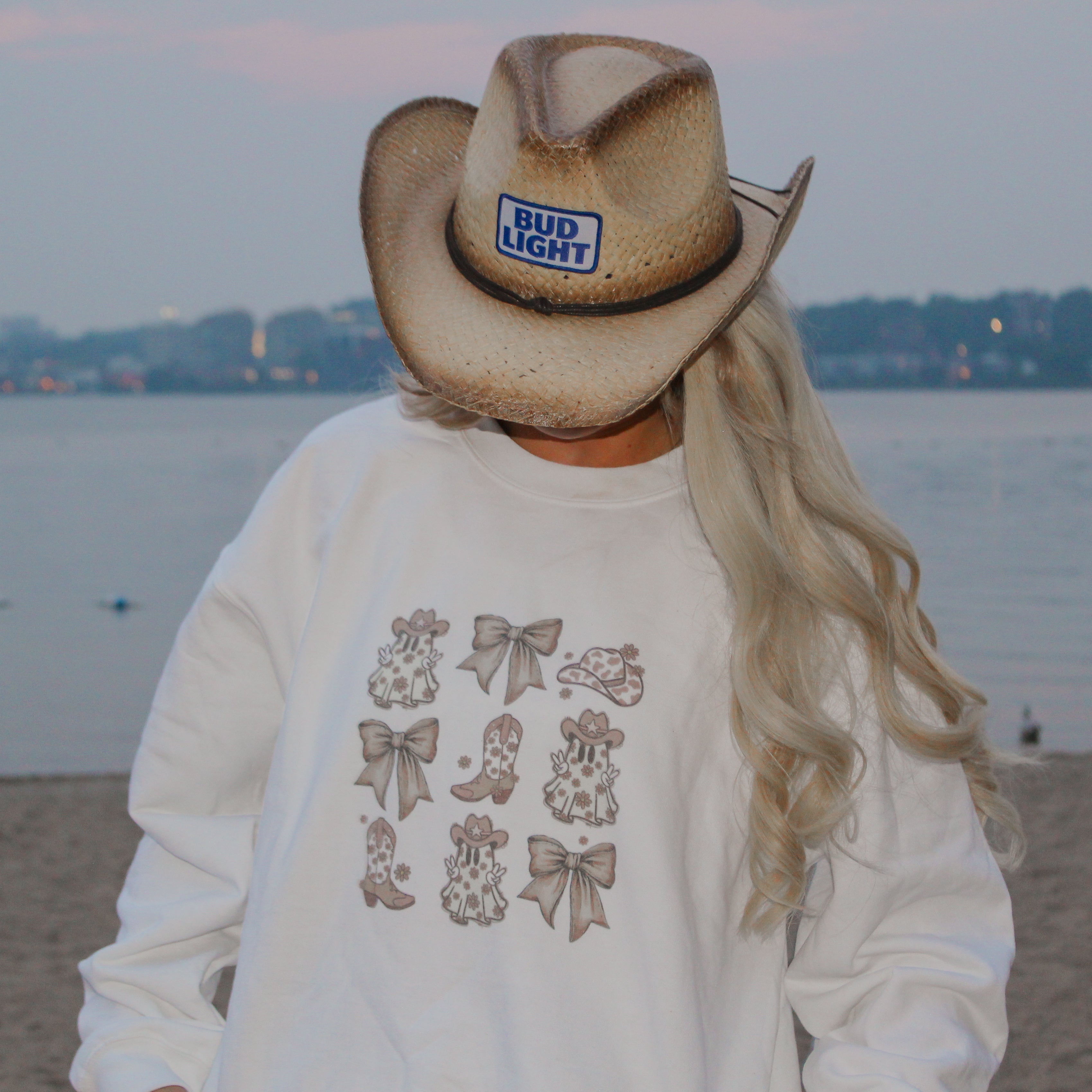 Cowboy Ghost Crewneck