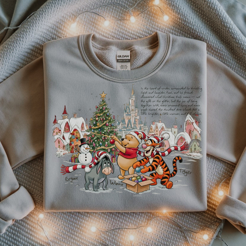 Honey Bear Christmas Sweatshirt