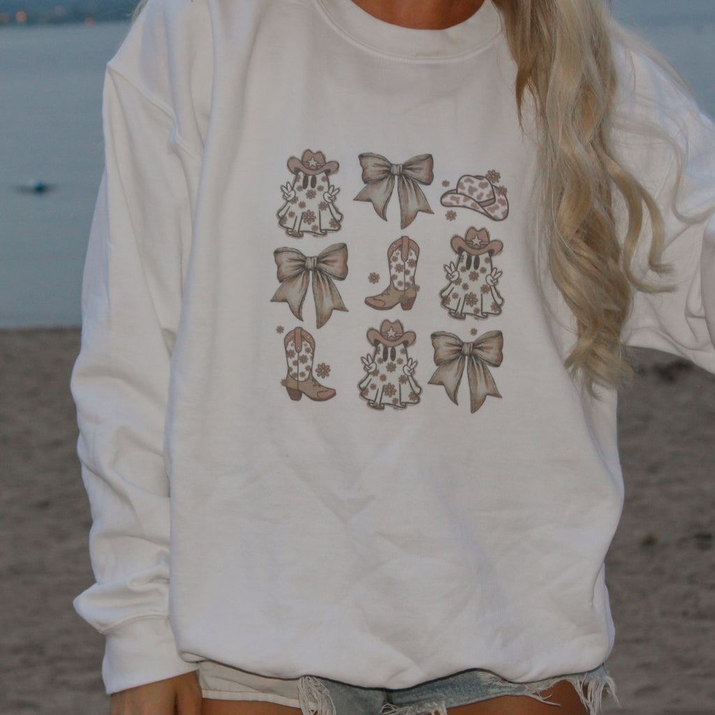 Cowboy Ghost Crewneck