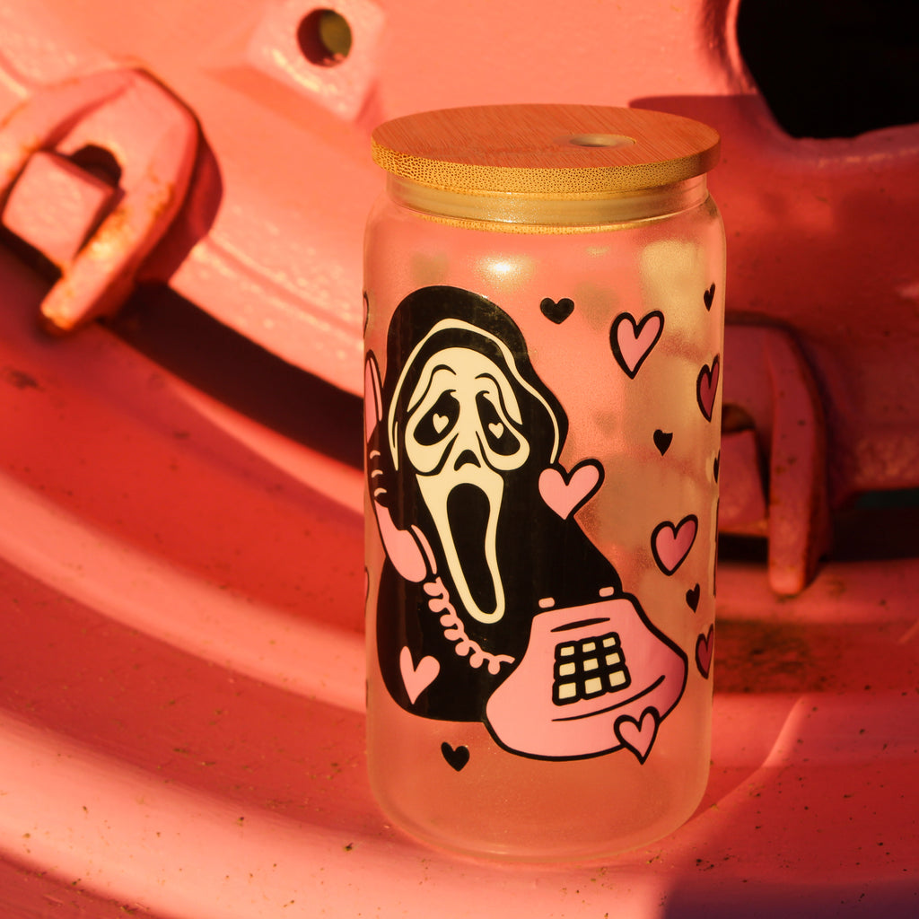 Spooky Call Glass Can