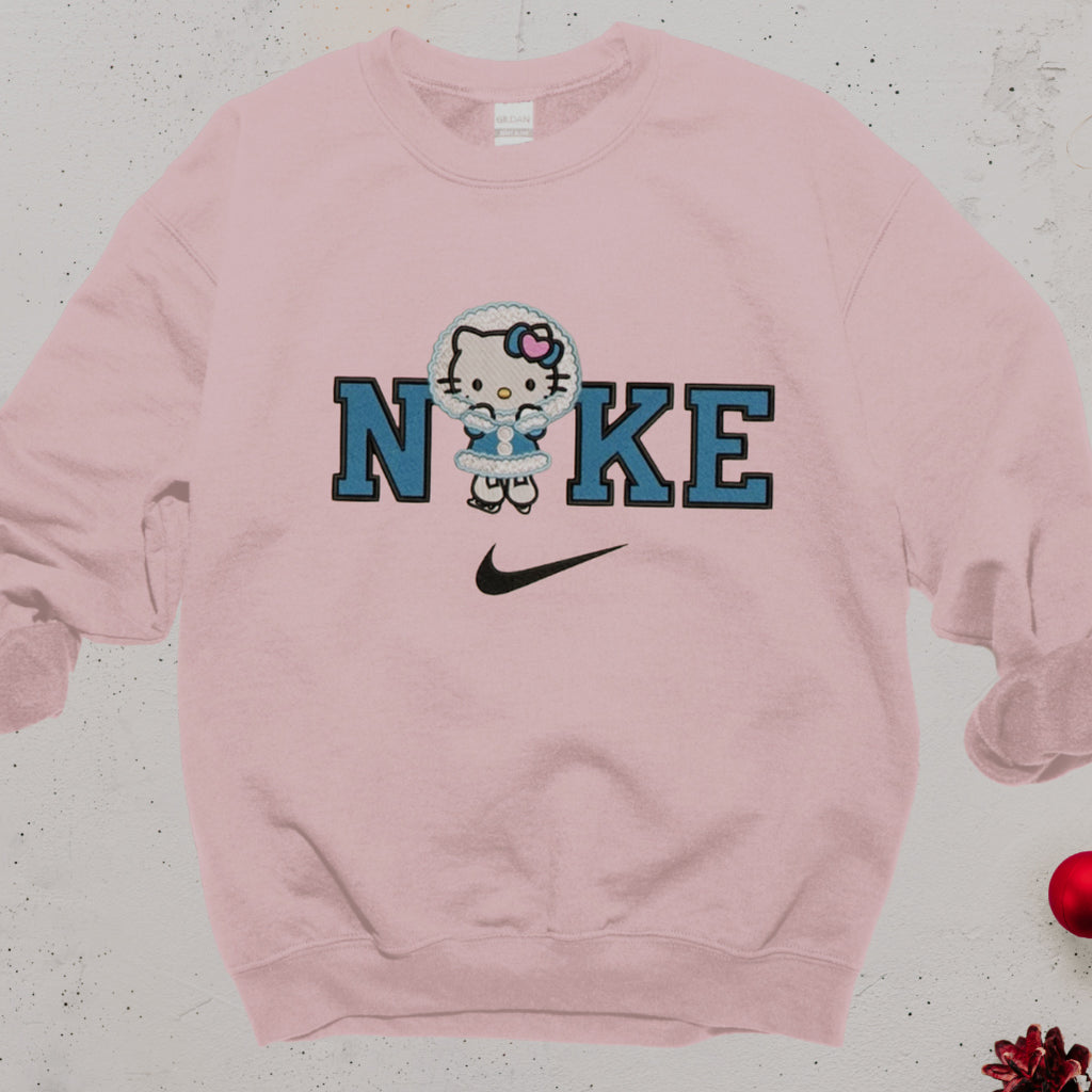 Hello Kitty "Nike' Winter Embroidered Sweatshirt
