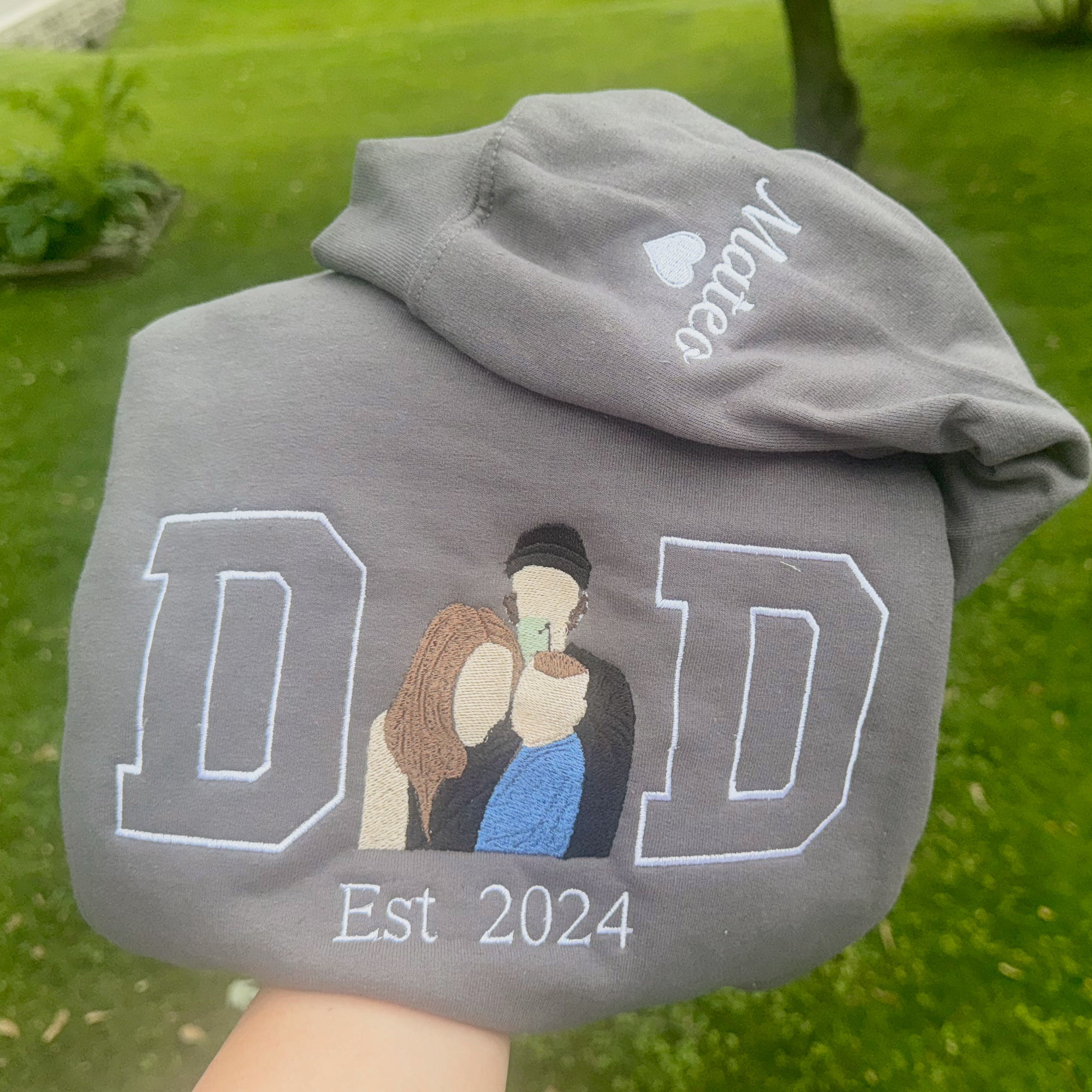 Custom Embroidered Photo Crewneck