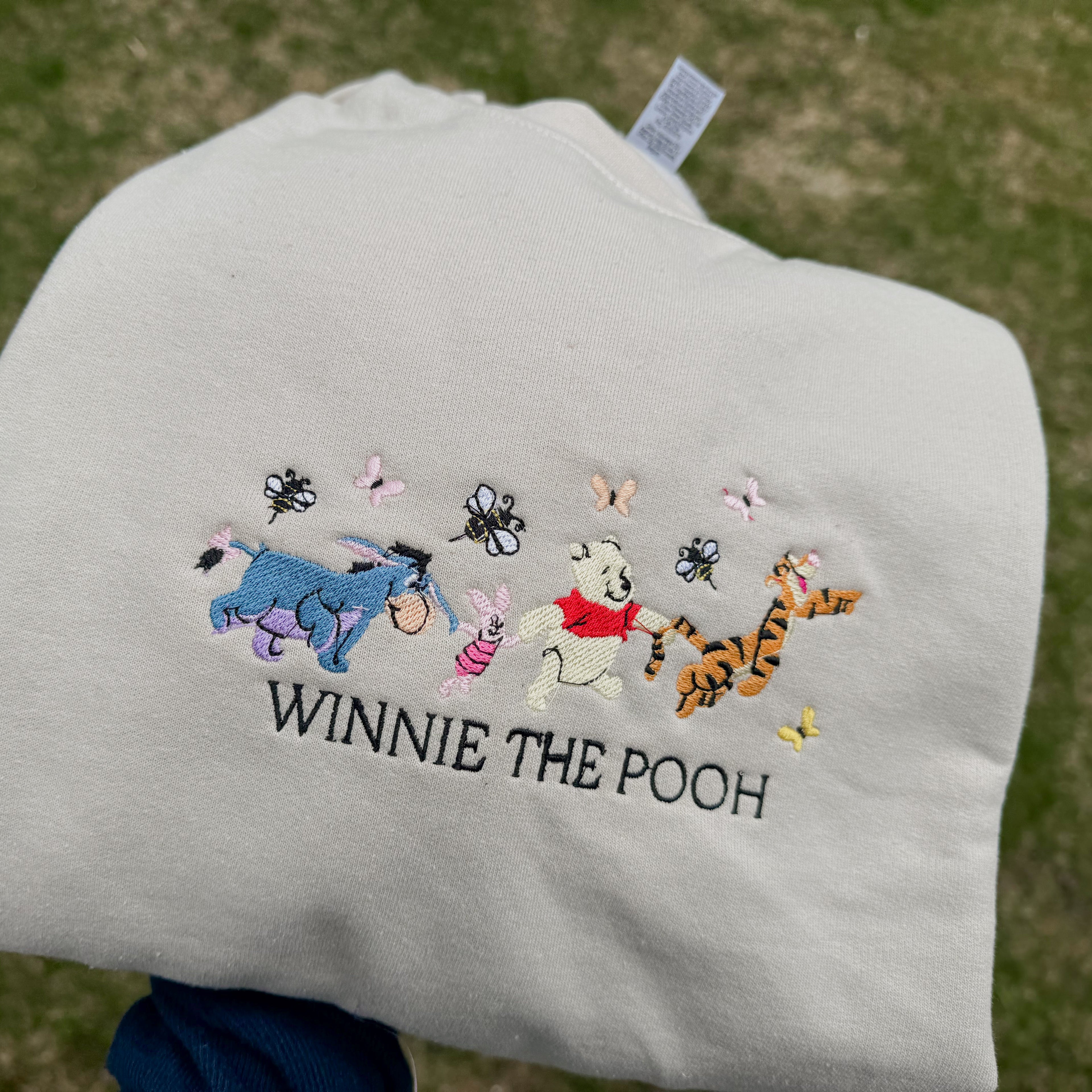 Honey Bear Embroidered Crewneck