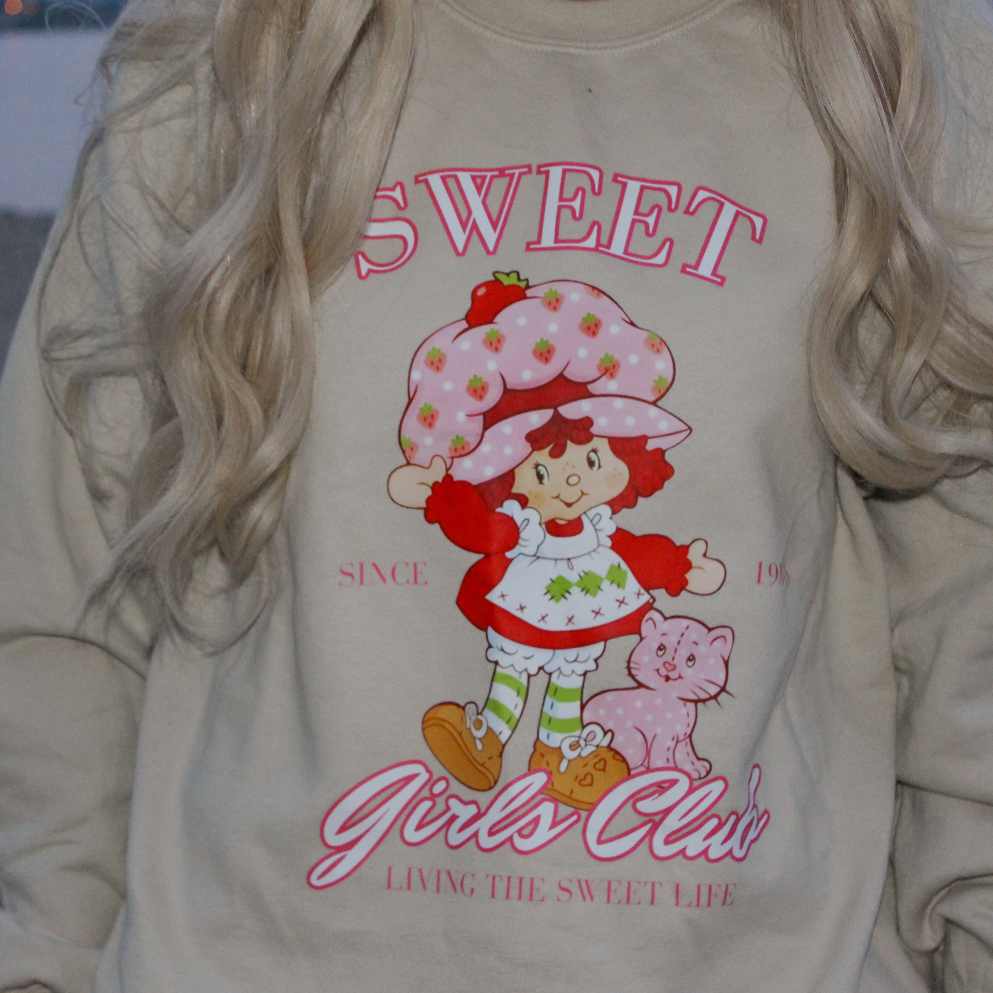Strawberry Girl Crewneck