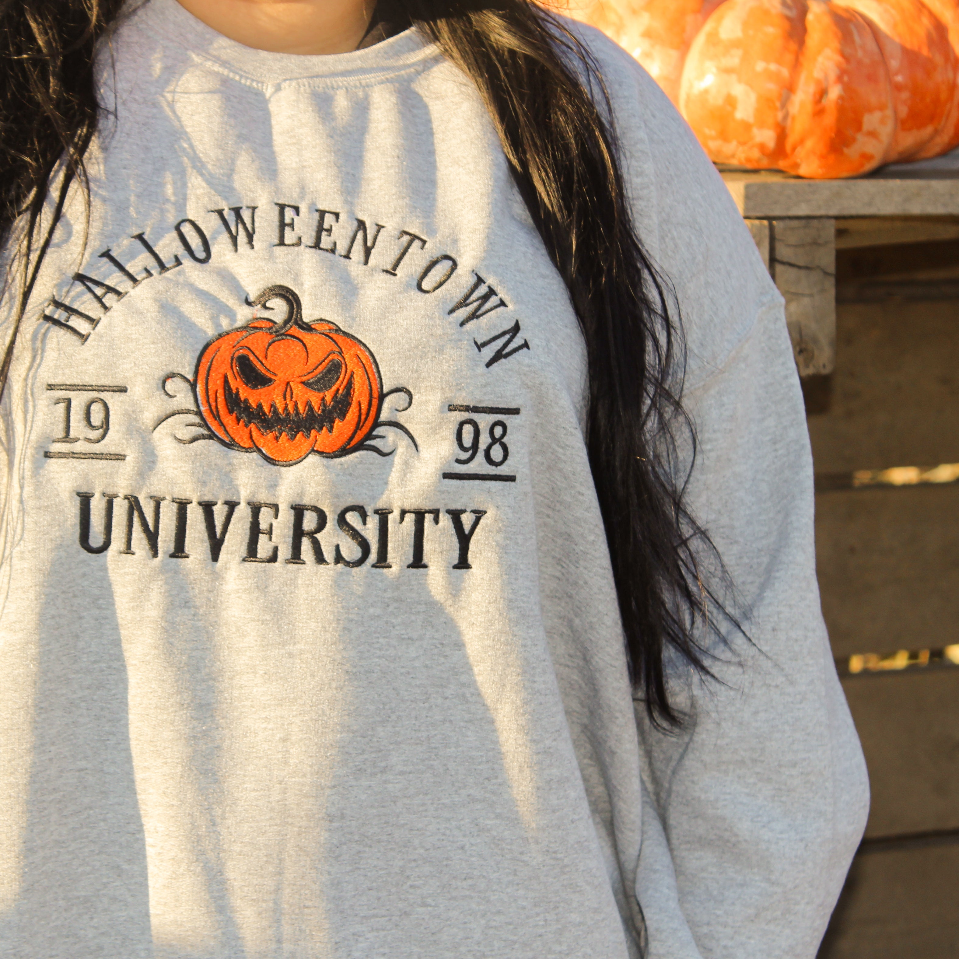 Embroidery Halloweentown University Crewneck