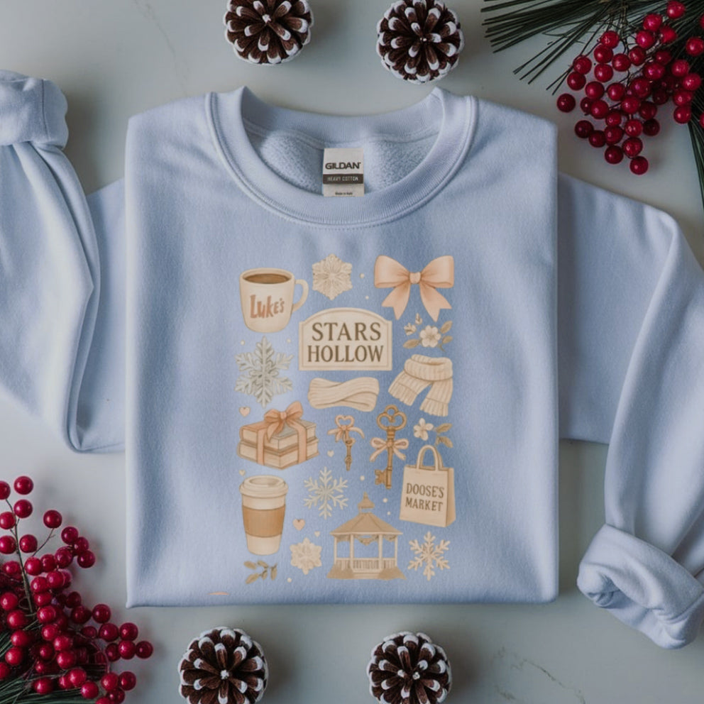 Stars Hollow Gilmore Girls Holiday Crewneck