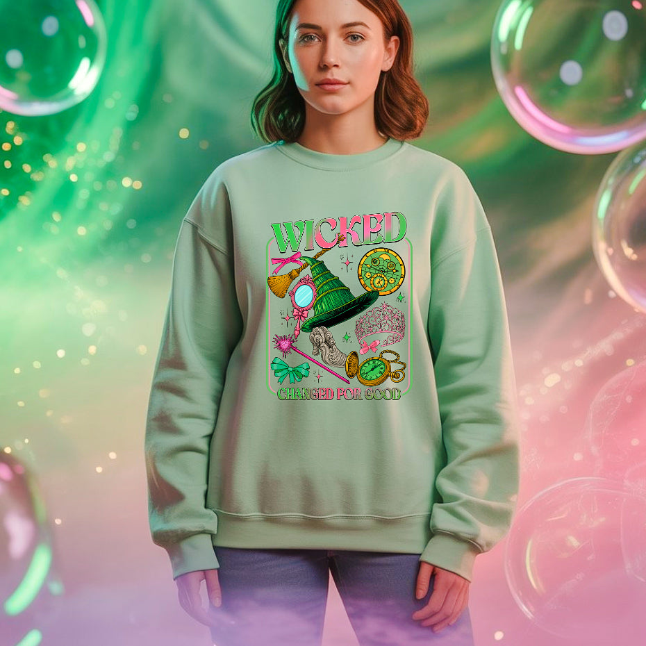 Changed for Good Vintage Collage Crewneck