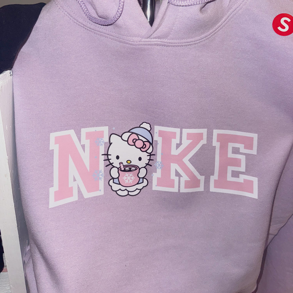 Pastel Winter Kitty Hoodie