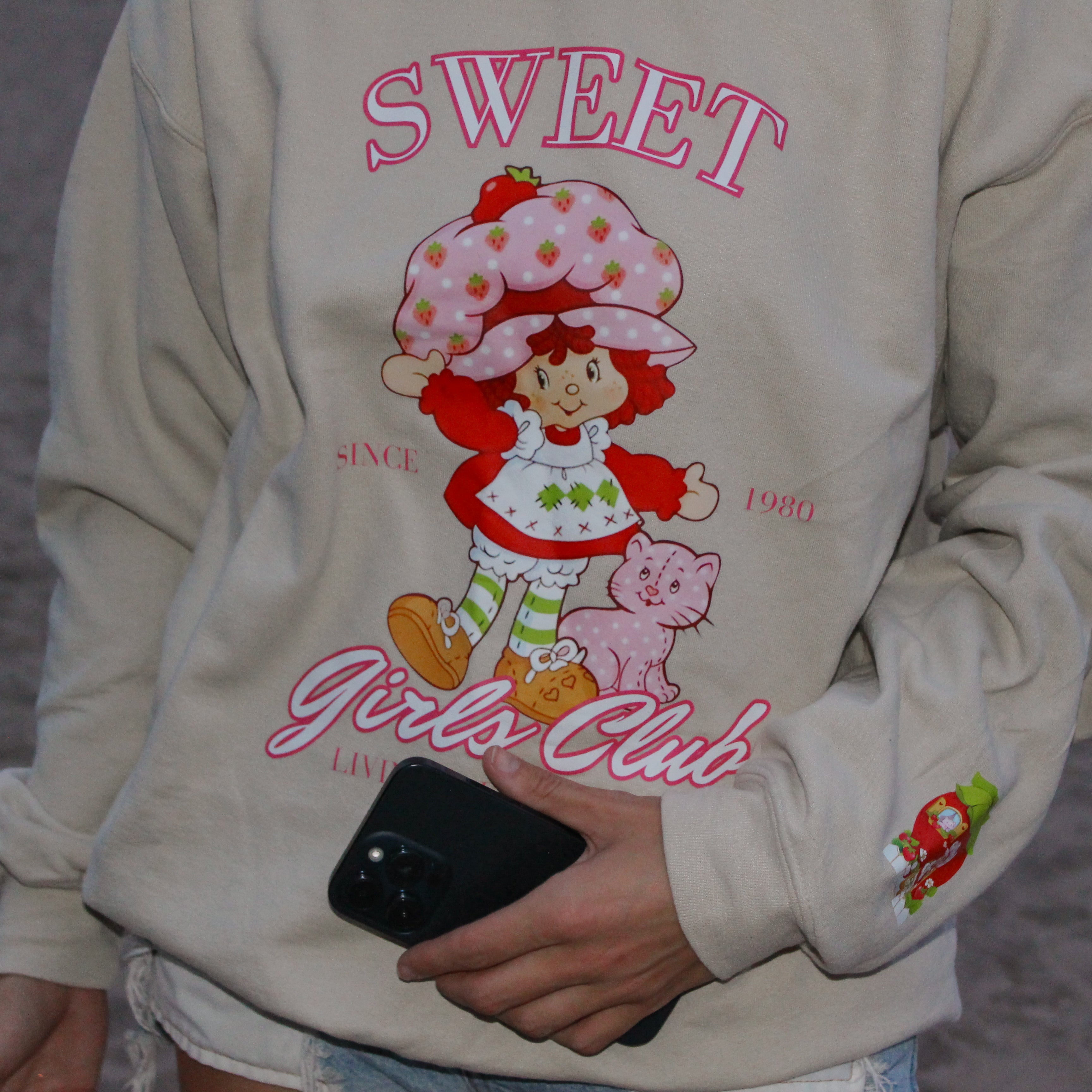 Strawberry Girl Crewneck