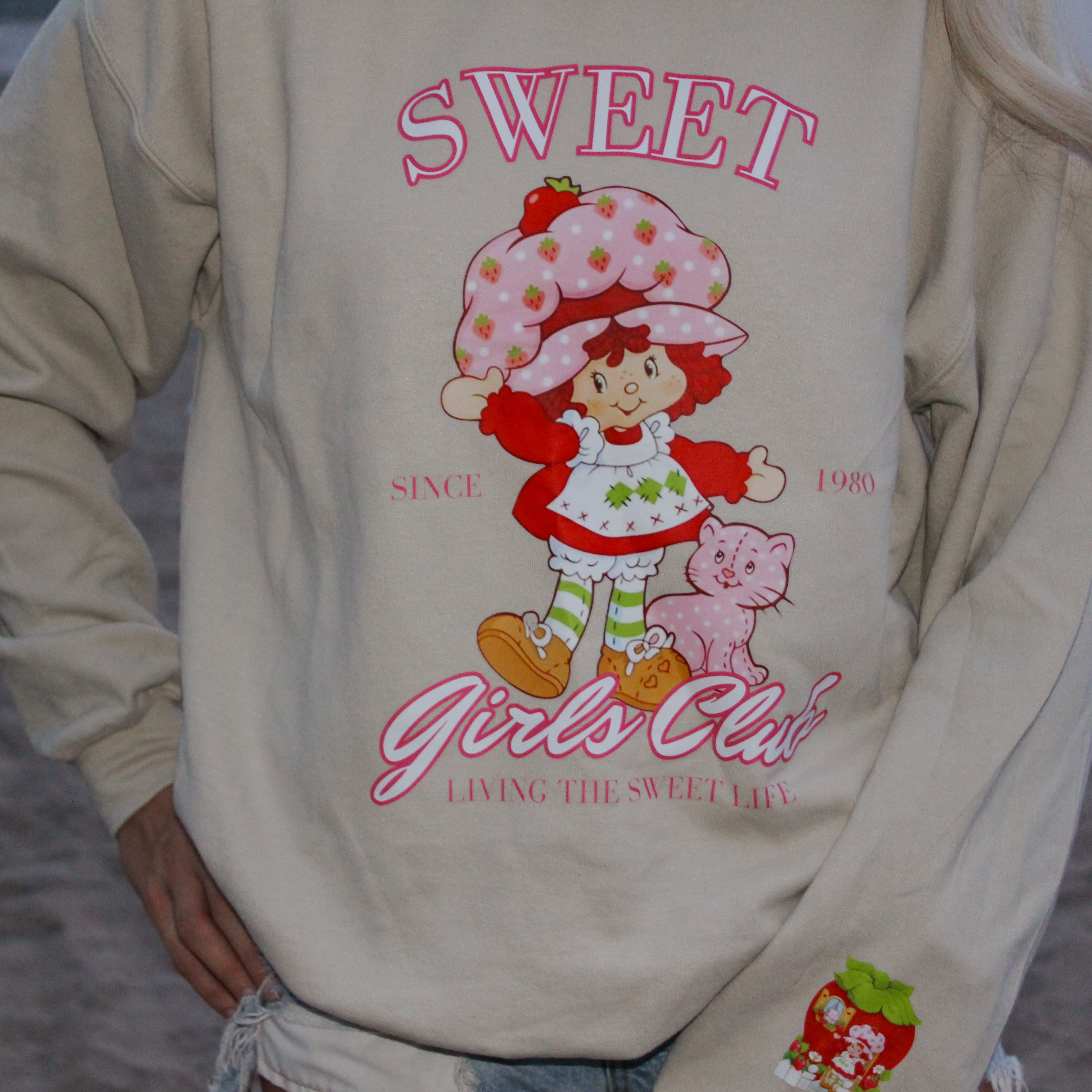 Strawberry Girl Crewneck