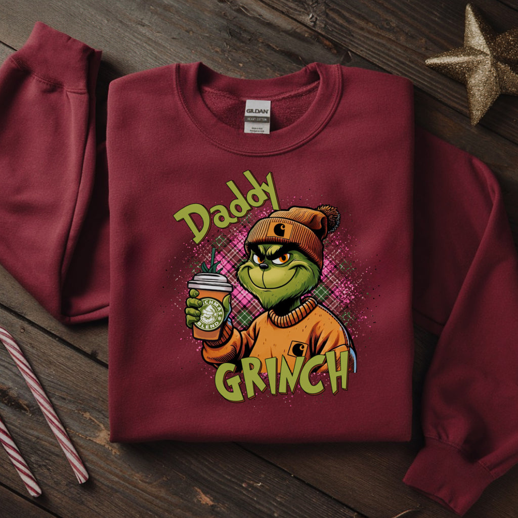 Daddy Grinch Christmas Sweatshirt