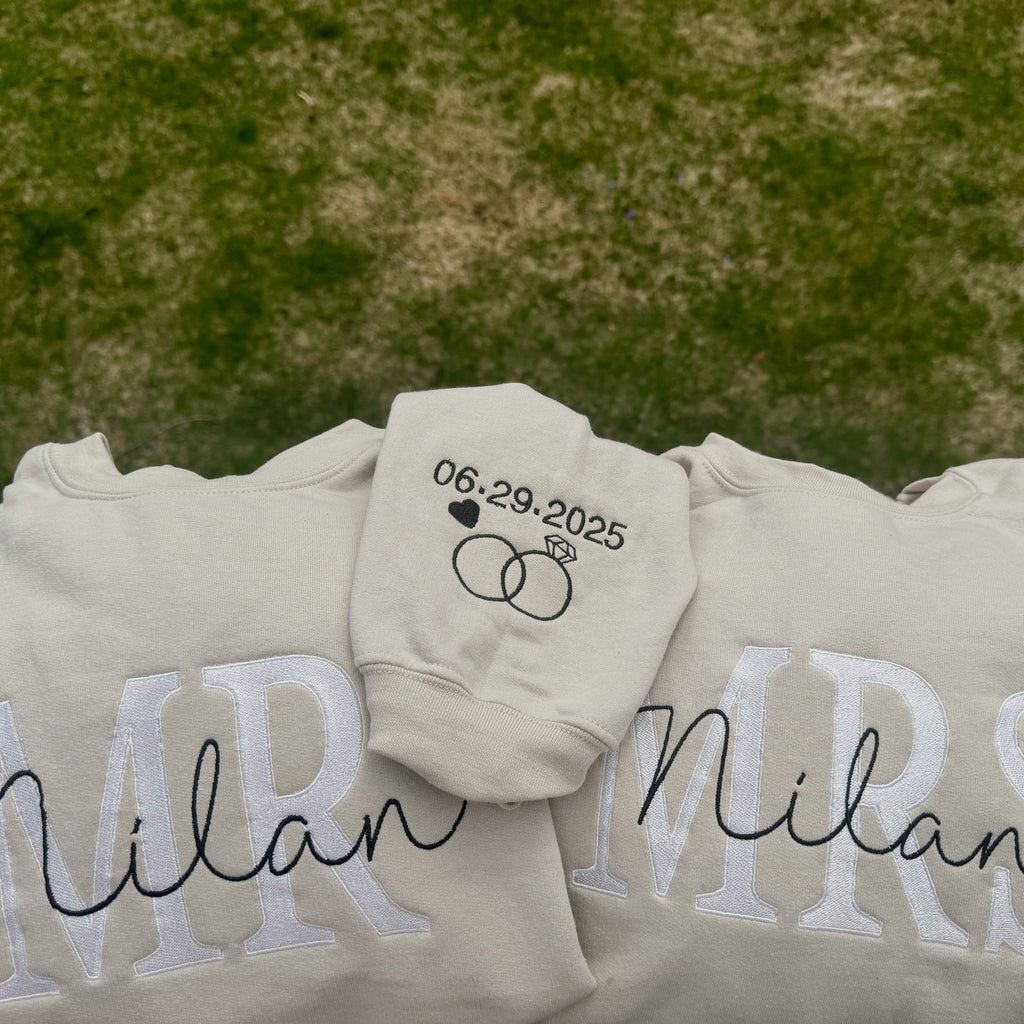 Custom Wedding Crewnecks