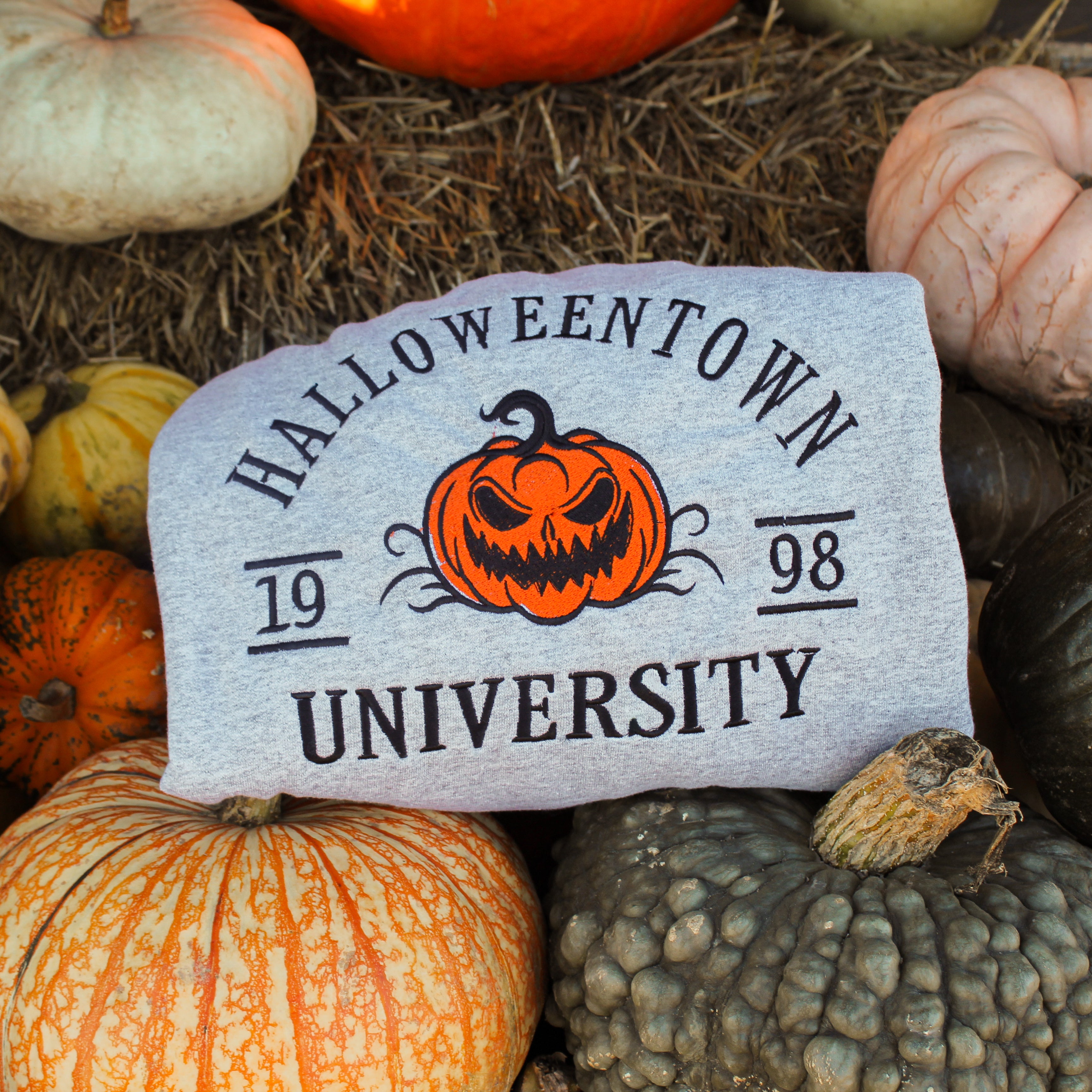 Embroidery Halloweentown University Crewneck