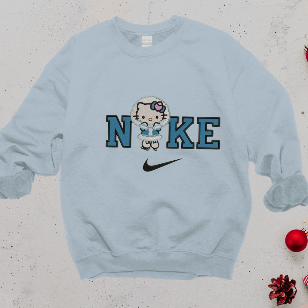 Hello Kitty "Nike' Winter Embroidered Sweatshirt