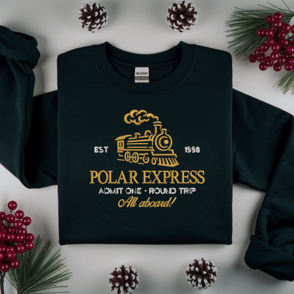 Polar Express Embroidered Sweatshirt