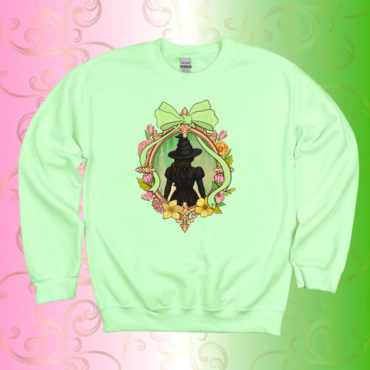 Wicked-Inspired Floral Silhouette Sweater