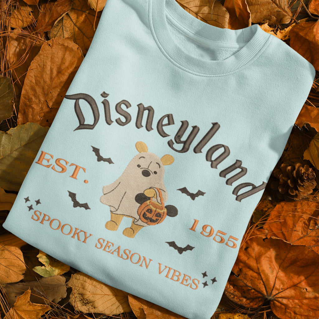 Spooky Honey Bear Embroidered Crewneck