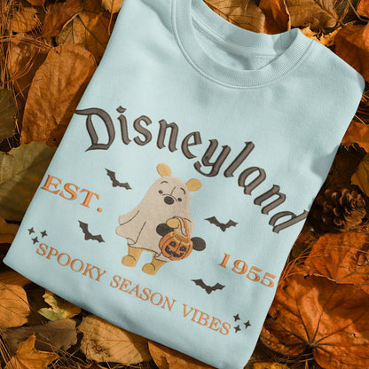 Spooky Honey Bear Embroidered Crewneck