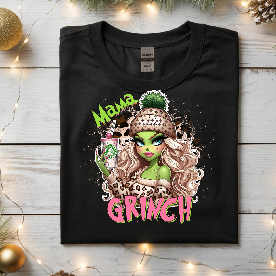 Mama Grinch Christmas Sweatshirt