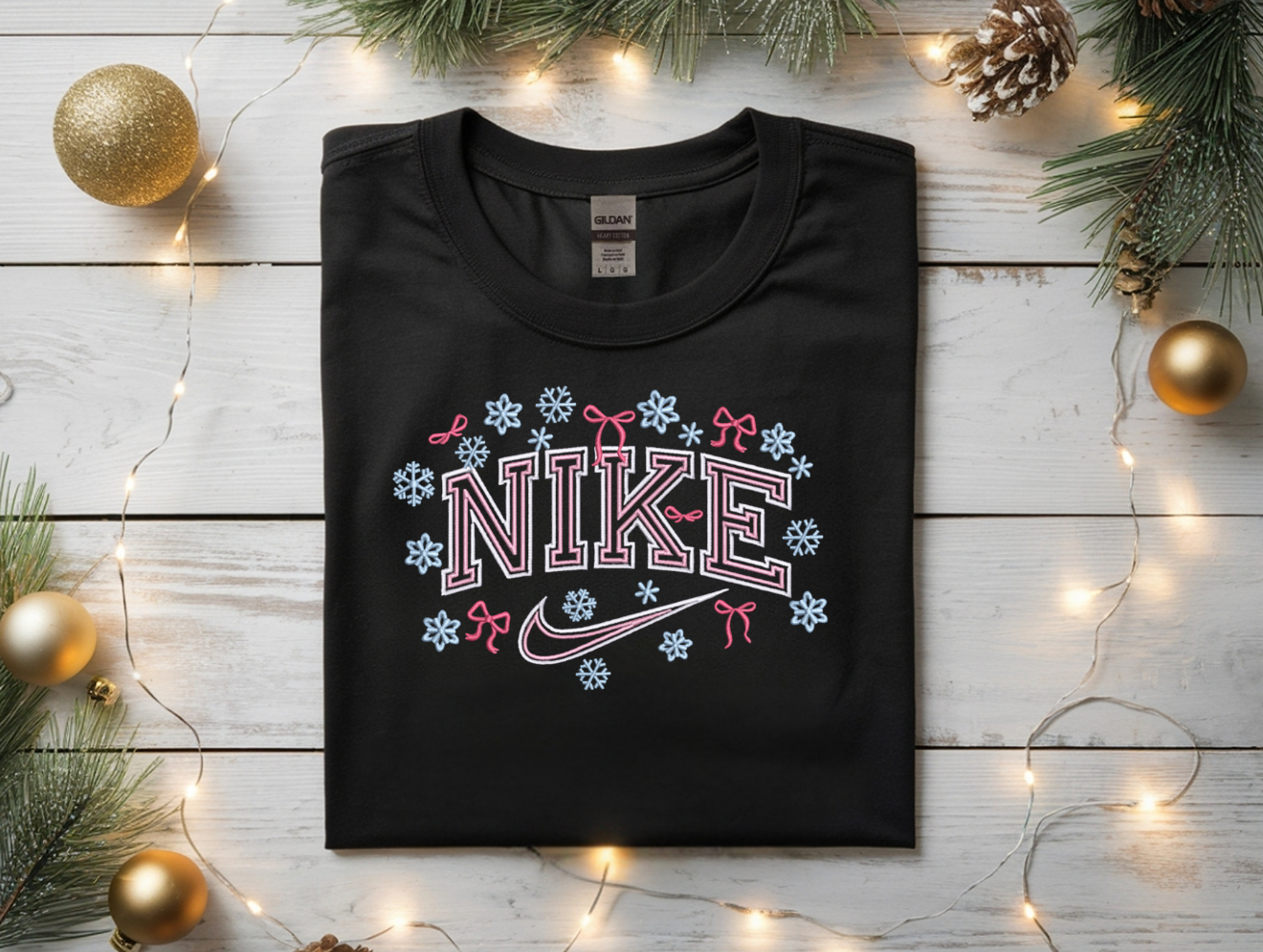 Cozy Embroidered Winter sport inspired Sweatshirt